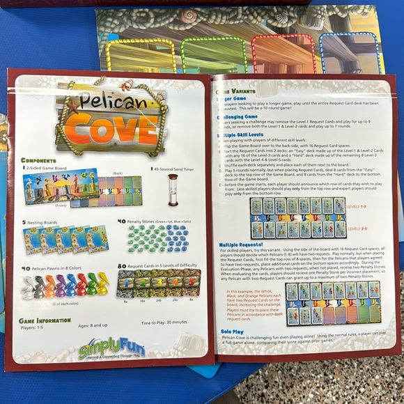 Pelican Cover Board Game with components - Picture 4 of 13